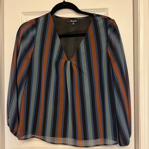 Madewell Flowy Stripe Top